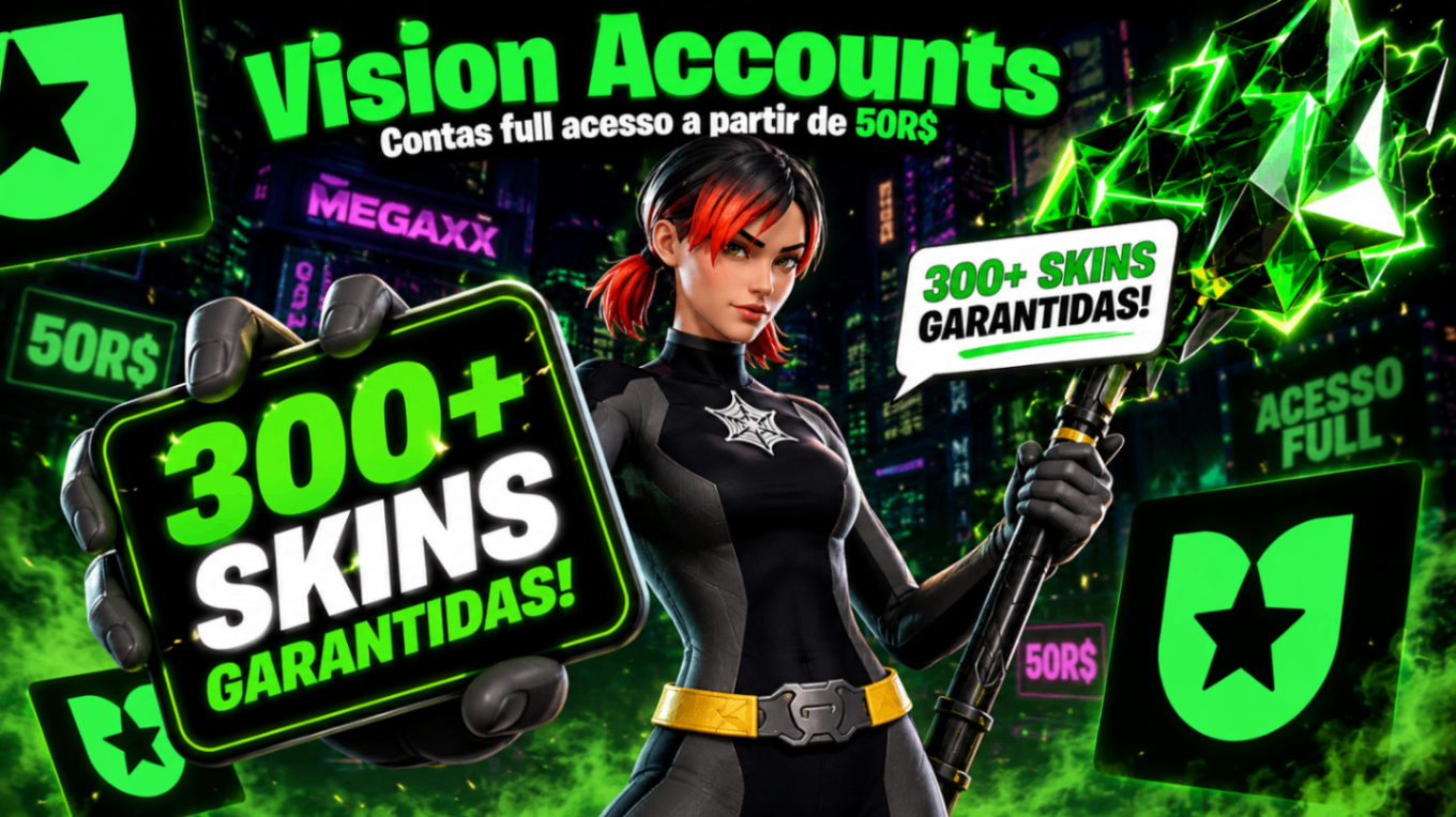 Fortnite Full Acesso - 300+ SKINS ALEATORIAS