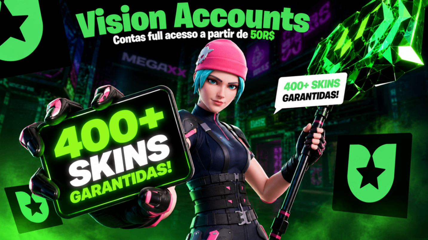 Fortnite Full Acesso - 400+ SKINS ALEATORIAS